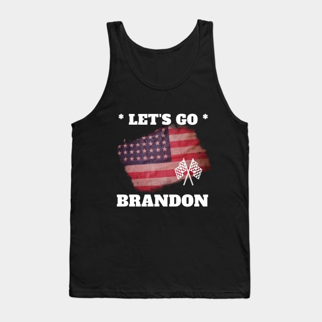 Let's Go Brandon! Tank Top by WR Merch Design
